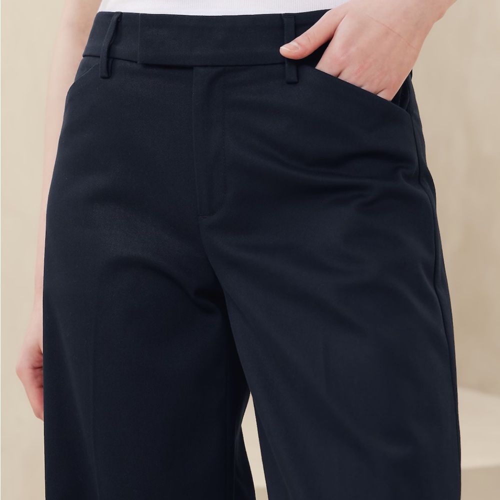 Black Cotton Trousers
